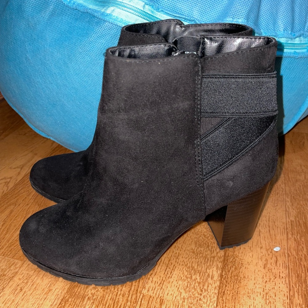 Black Heeled Booties